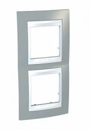 Изображение продукта Рамка 2-постовая вертикальная Schneider Electric Unica Хамелеон 